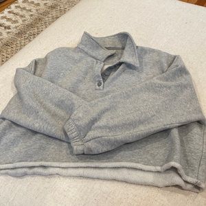 Very cozy aerie cropped sweatershirt